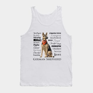 German Shepherd Traits Tank Top